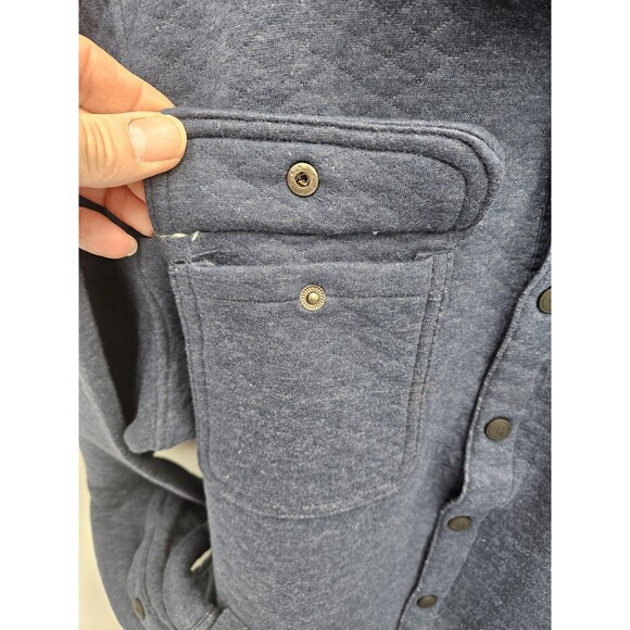New Cloudveil Medium Quilted Snap-button Shirt/Jacket with Pockets - Retail $200 - Picture 8 of 12